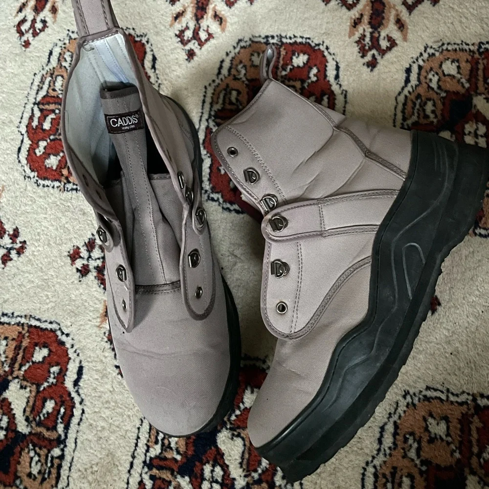 Vintage? Field/Military Style Boots - Picture 3 of 5